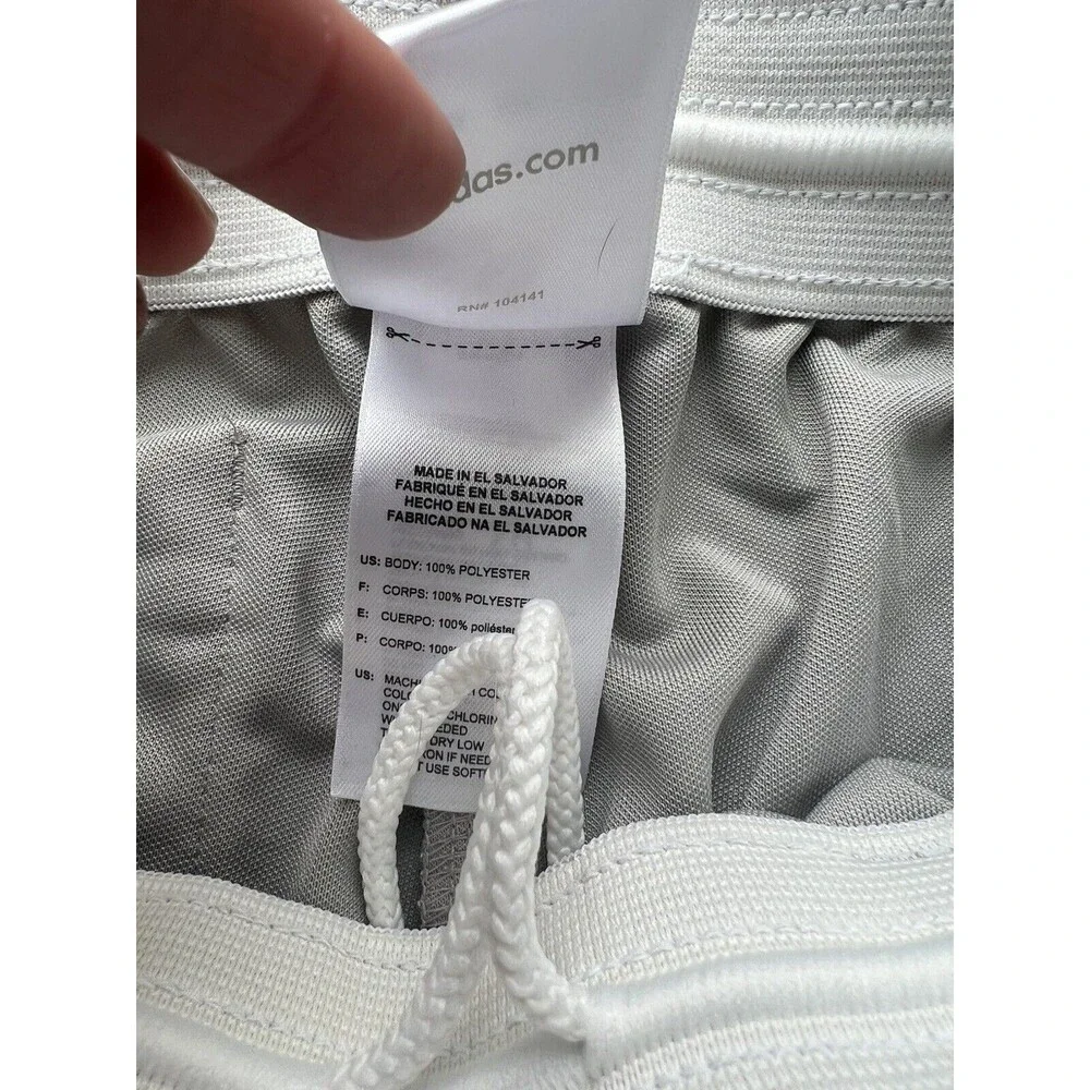 ADIDAS Aeroready Gray Baseball Softball Pant Tapered Belt Loops Pull On XS 7-8